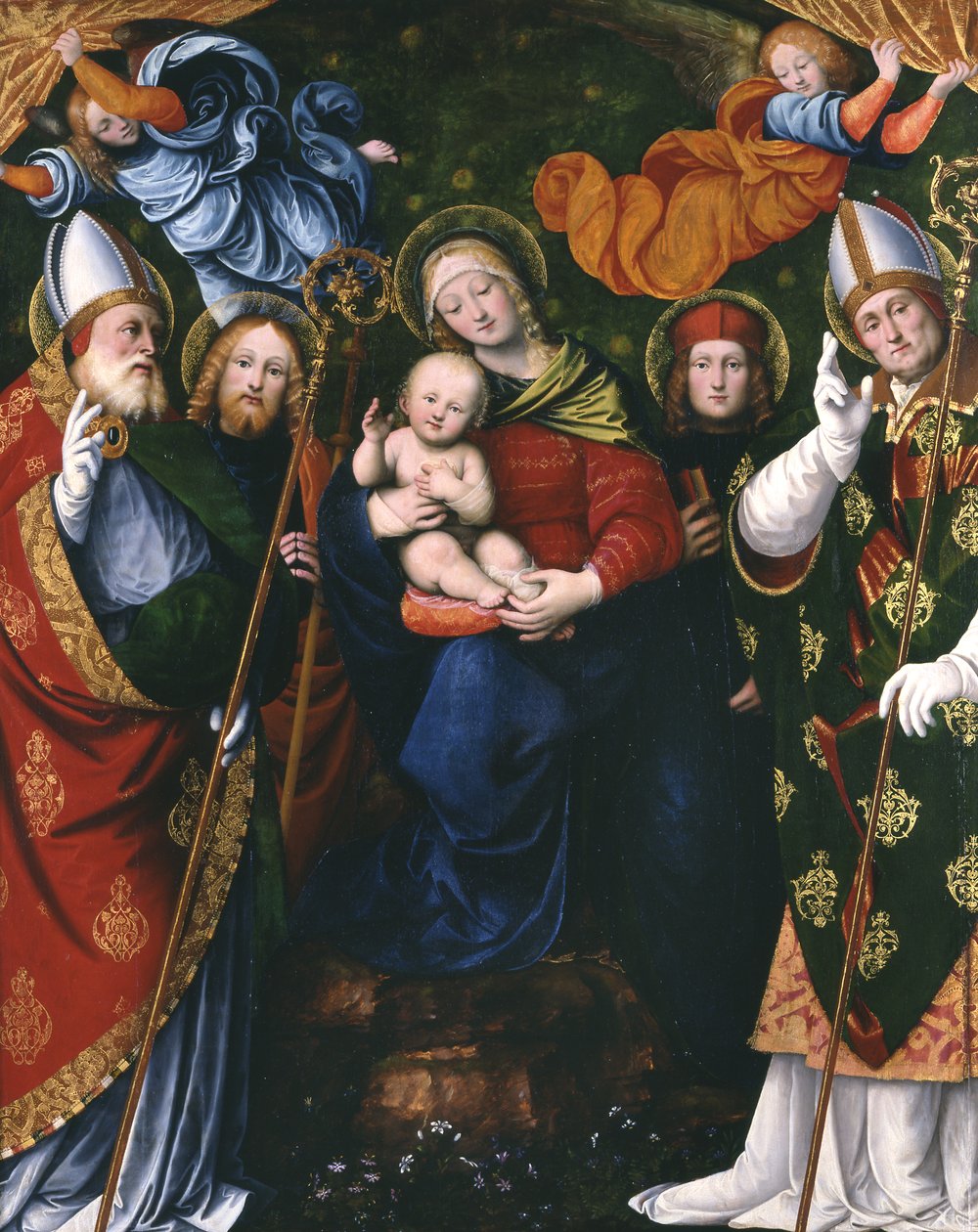 Madonna, Bambino e Santi, 1516 da Gaudenzio Ferrari