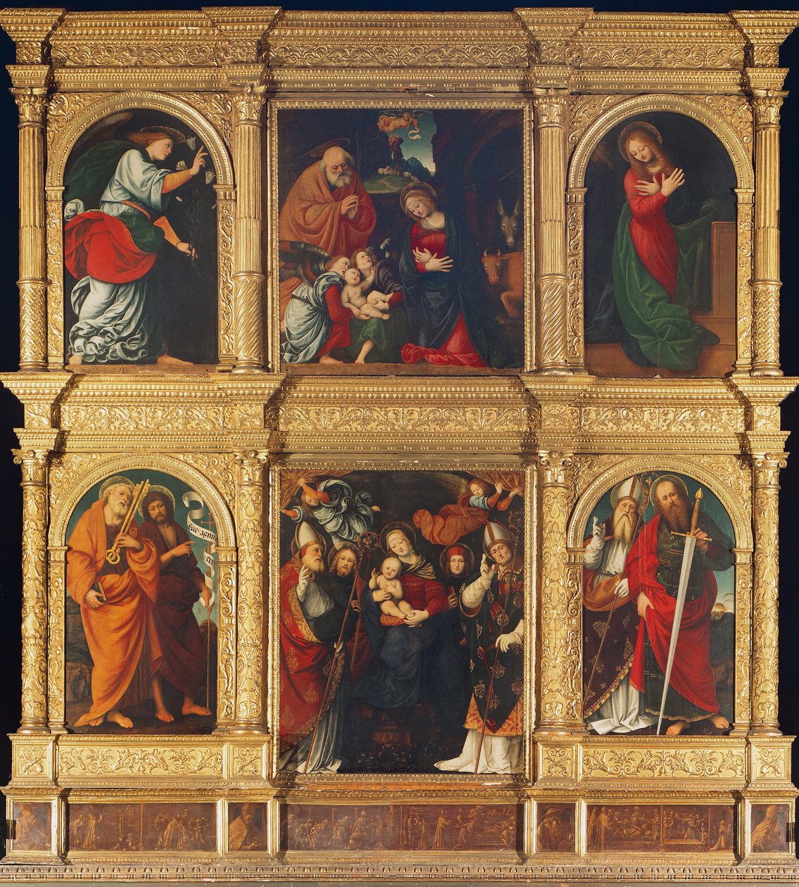 Natività, Annunciazione da Gaudenzio Ferrari