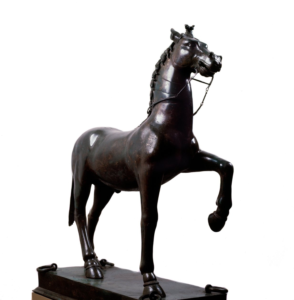 Cavallo votivo in bronzo (scultura, c. 50 d.C.) da Gaulish Gaulish