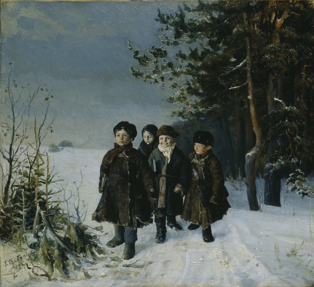 Ritorno da scuola da Gavriil Fyodorovich Rybakov