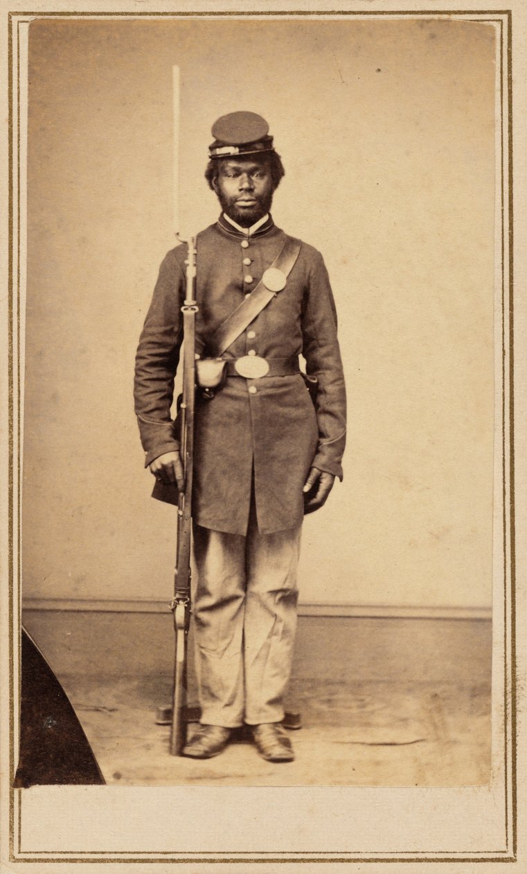 Christopher Anderson, Priv. Co. F. 108 U.S.C.T." 1865 (foto) da Gayford & Speidel