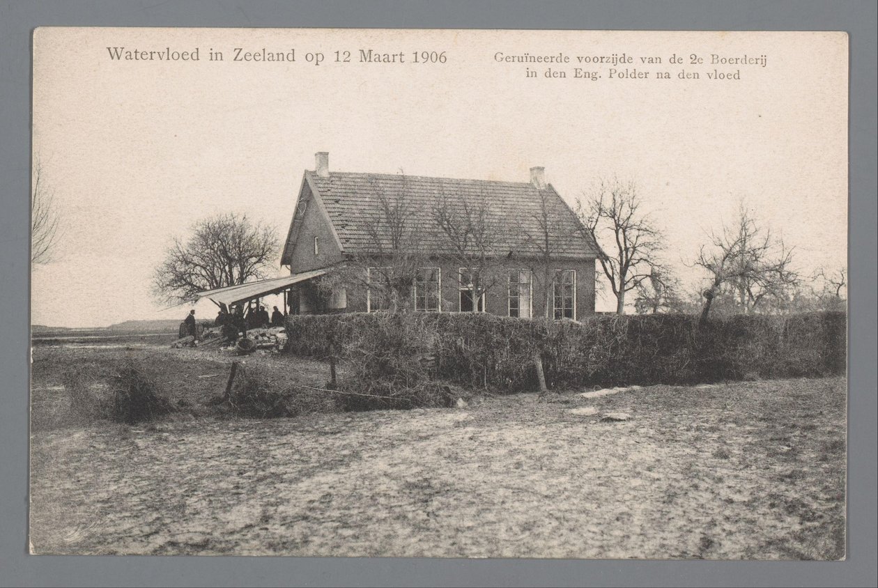 Inondazione in Zelanda il 12 marzo 1906 da Gebroeders van Straaten