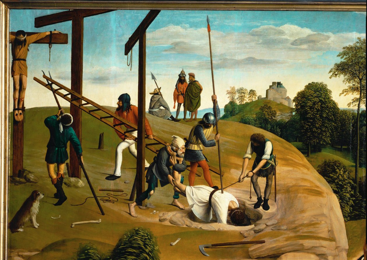 Golgatha (dipinto su legno di quercia) da Geertgen tot Sint Jans