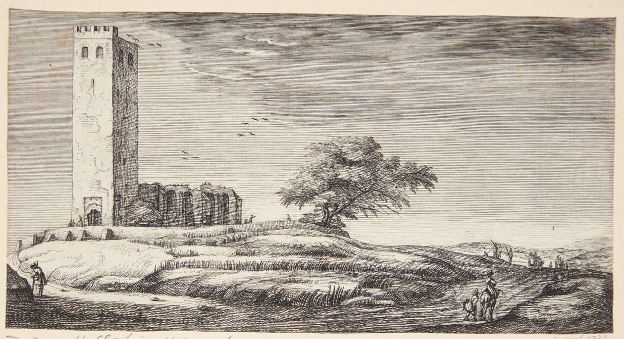 La vecchia chiesa di Muiderberg da Geertruyt Roghman