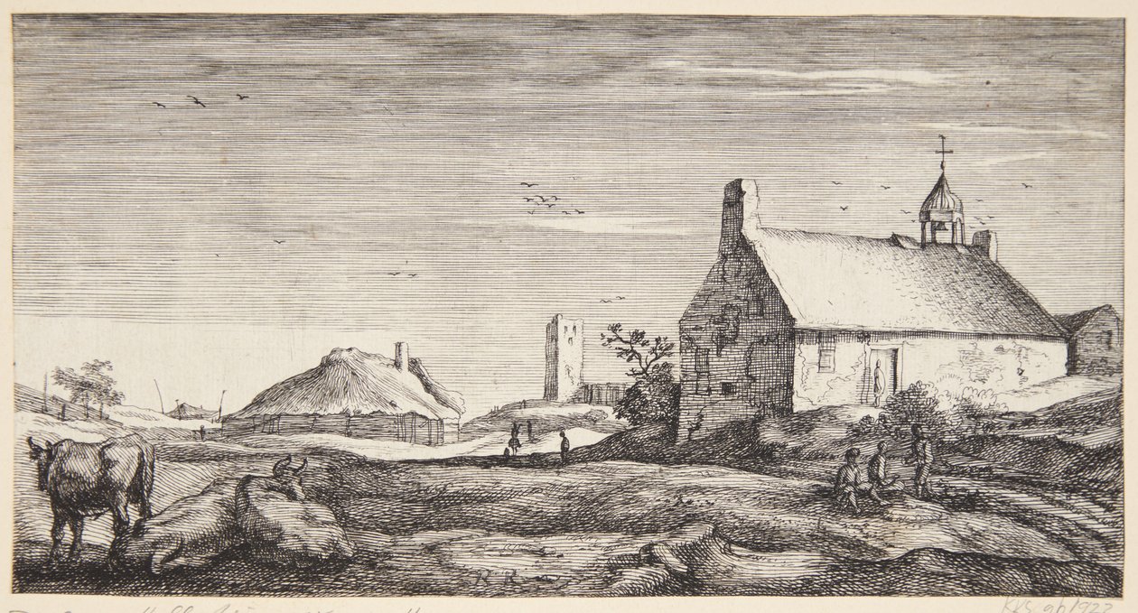 La nuova chiesa a Muiderberg da Geertruyt Roghman