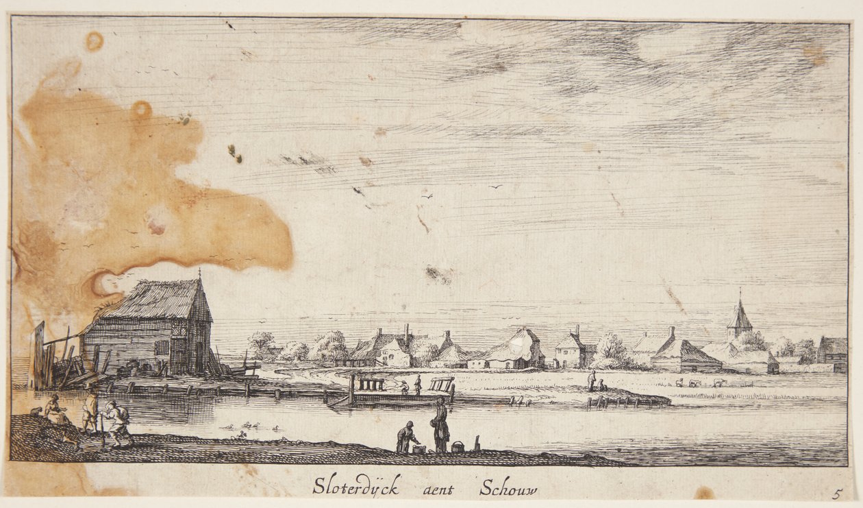 Veduta presso Sloterdijk da Geertruyt Roghman