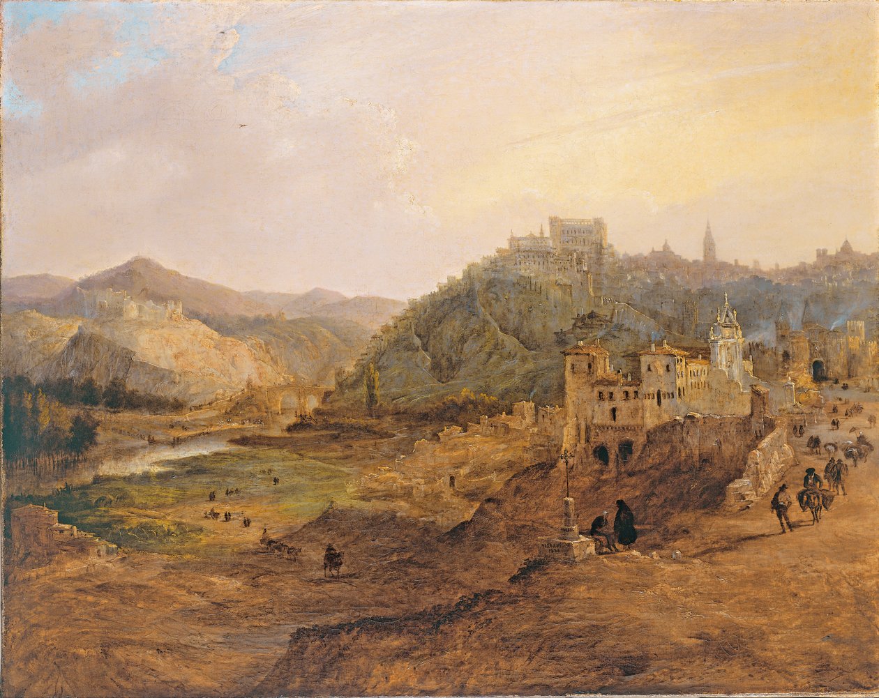 Vista generale di Toledo dalla Cruz de los Canónigos da Genaro Pérez Villaamil