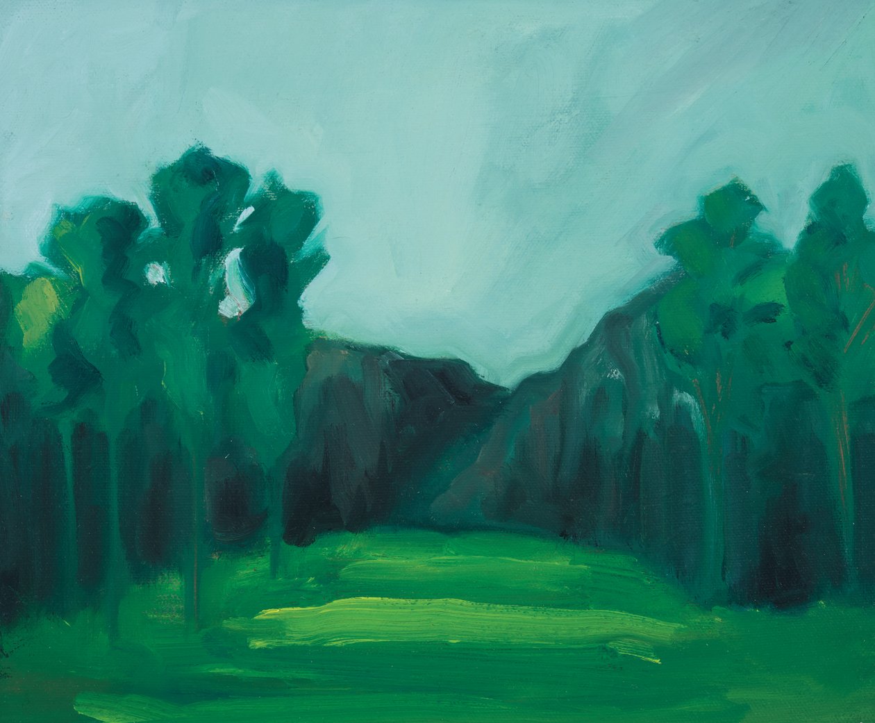 Giardino 1, 2019 (olio su tela) da Genevieve French
