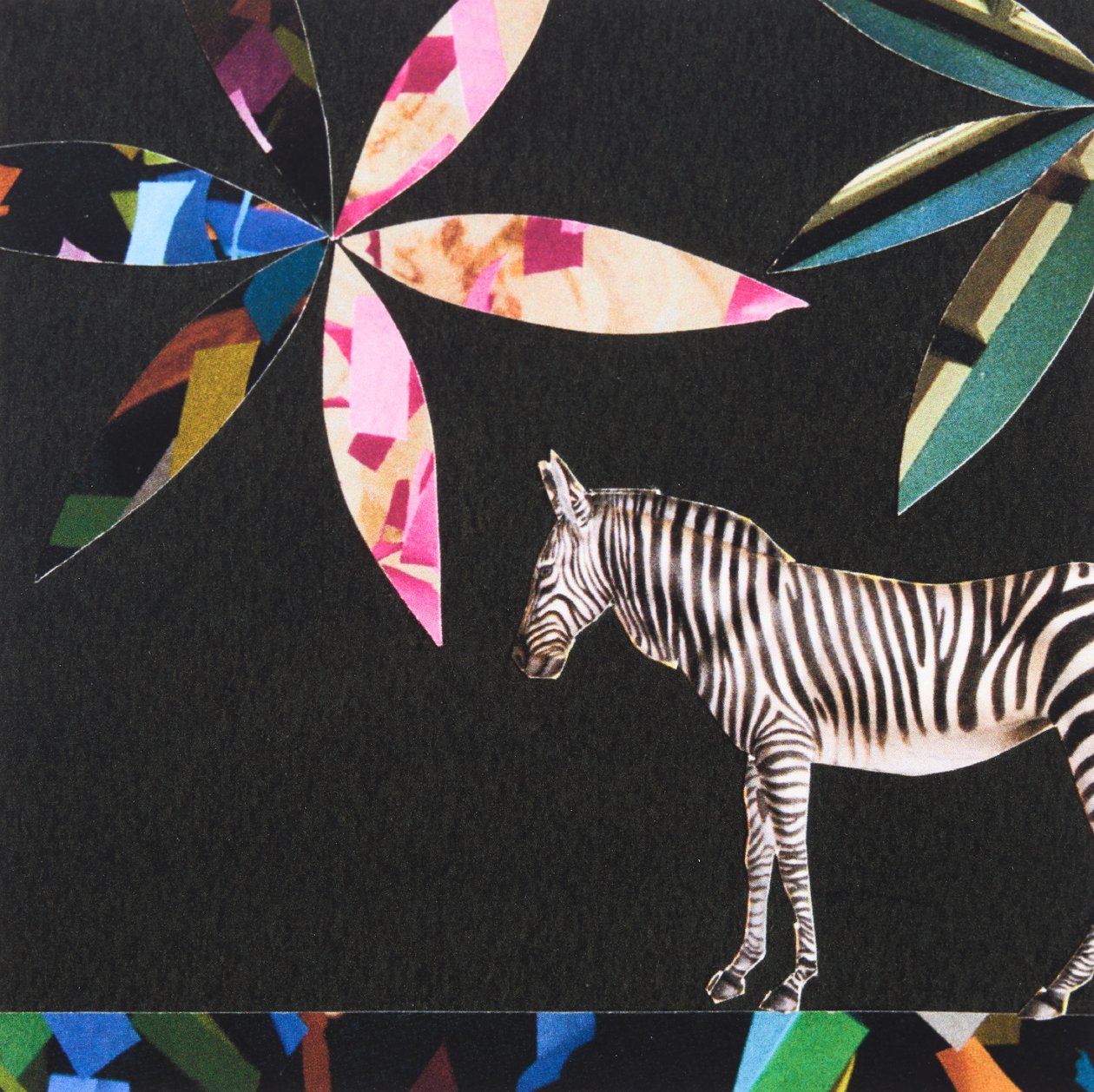 Zebra italiana, 2019 (collage) da Genevieve French