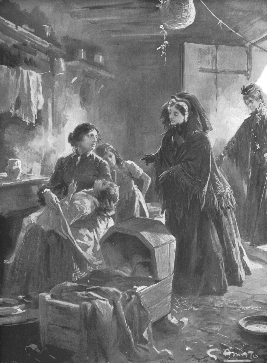 La regina Vittoria e i poveri: Sua Maestà visita una casa di campagna da Gennaro Amato