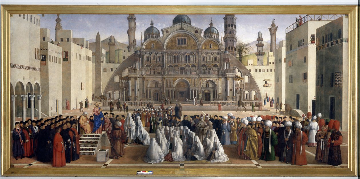 Predica di San Marco in una piazza di Alessandria d