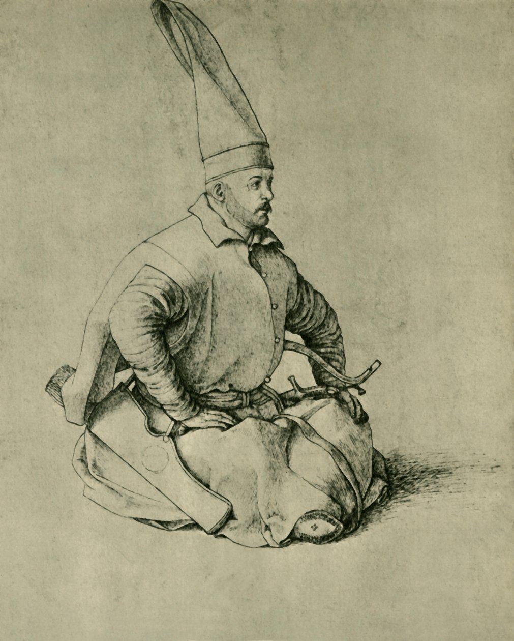 Giannizzero turco, 1479-1481, 1943 da Gentile Bellini