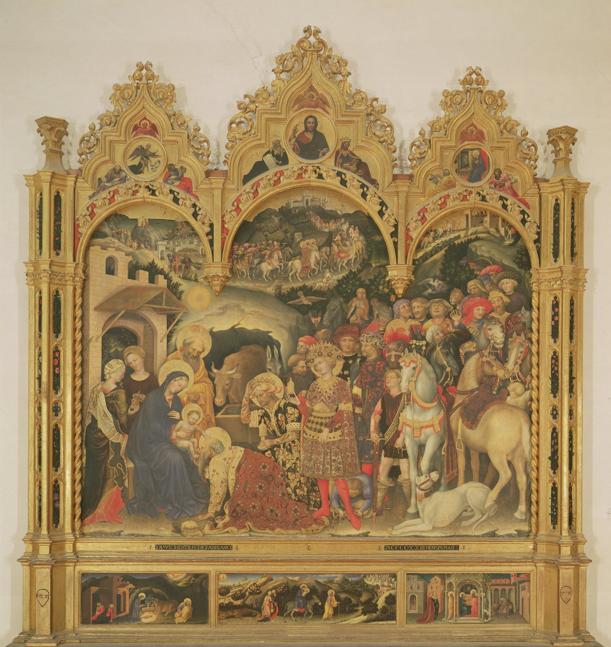 Adorazione dei Magi, 1423 da Gentile da Fabriano