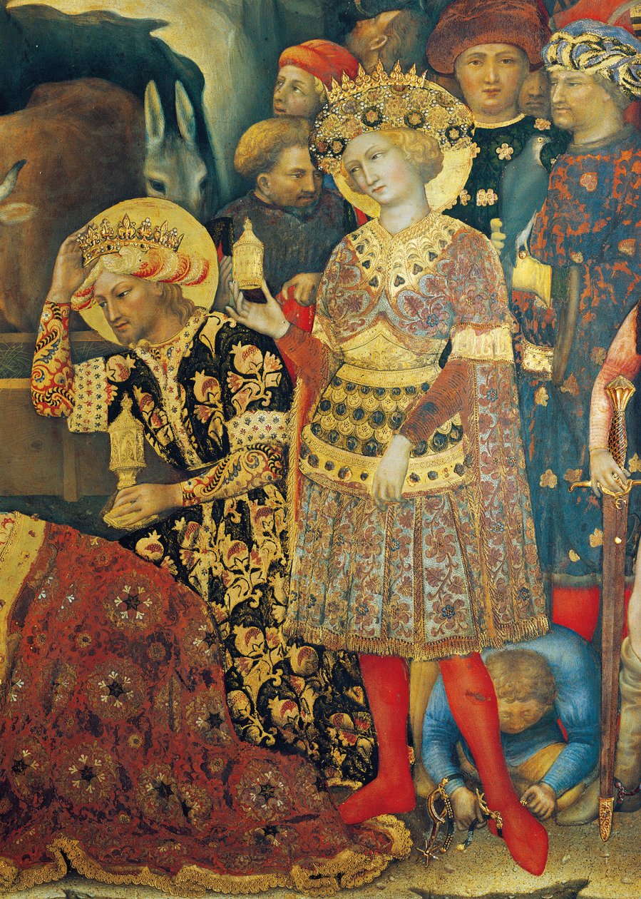 Adorazione dei Magi (dettaglio) da Gentile da Fabriano