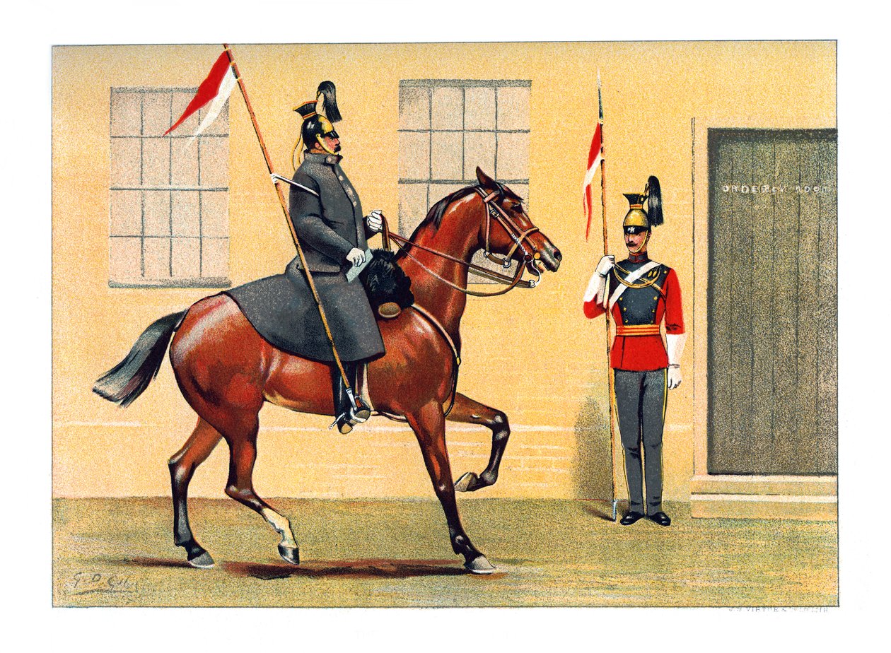 I 16° Lancieri della Regina, c1890 da Geoffrey Douglas Giles
