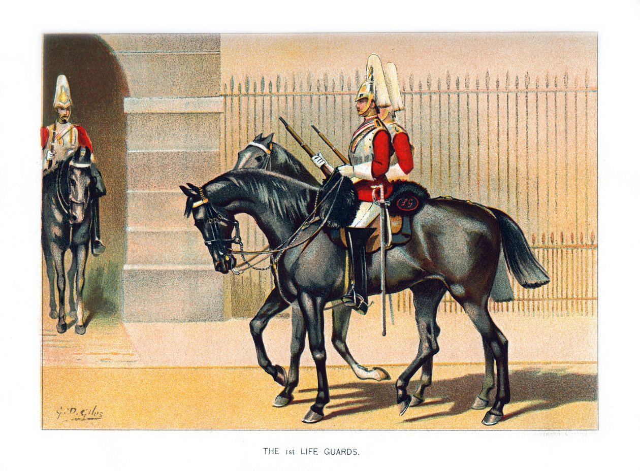 Le 1st Life Guards, c1890 da Geoffrey Douglas Giles