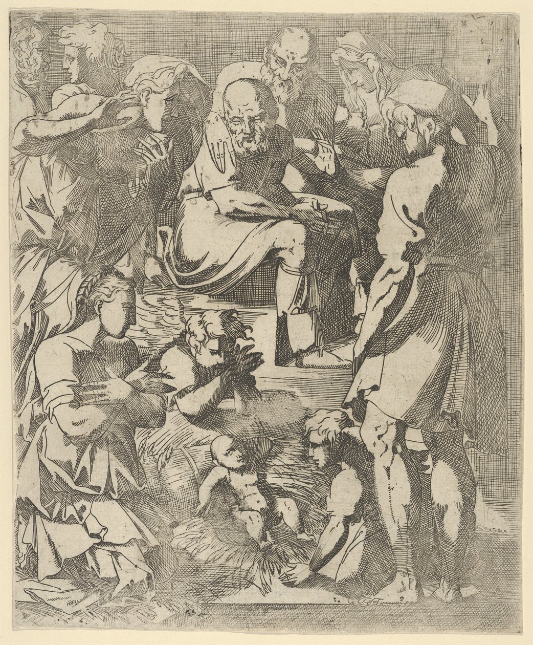 La Natività, ca. 1544-48 da Geoffroy Dumoûtier