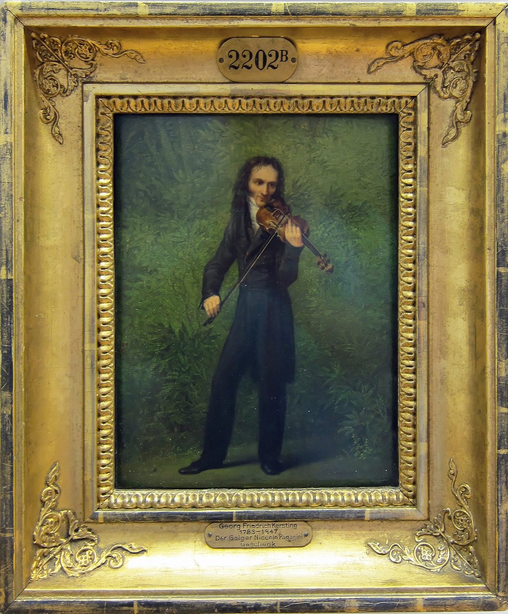 Il violinista Niccolò Paganini da Georg Friedrich Kersting