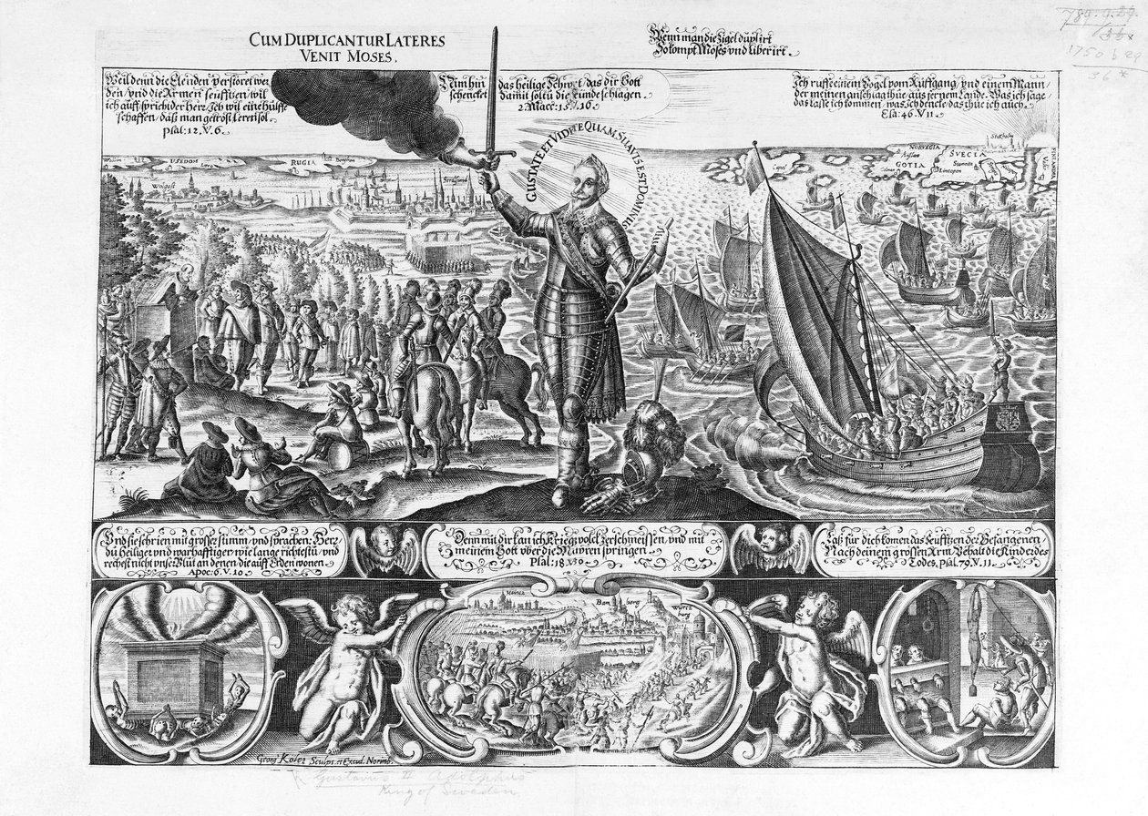 Gustavo Adolfo sbarca a Stralsund nel 1630 da Georg Koler
