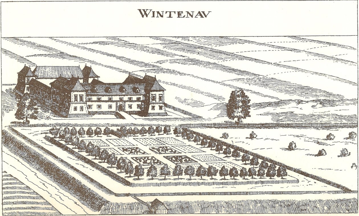 Topographia Ducatus Stiriae - 479 Windenau bei Marburg da Georg Matthaus Vischer