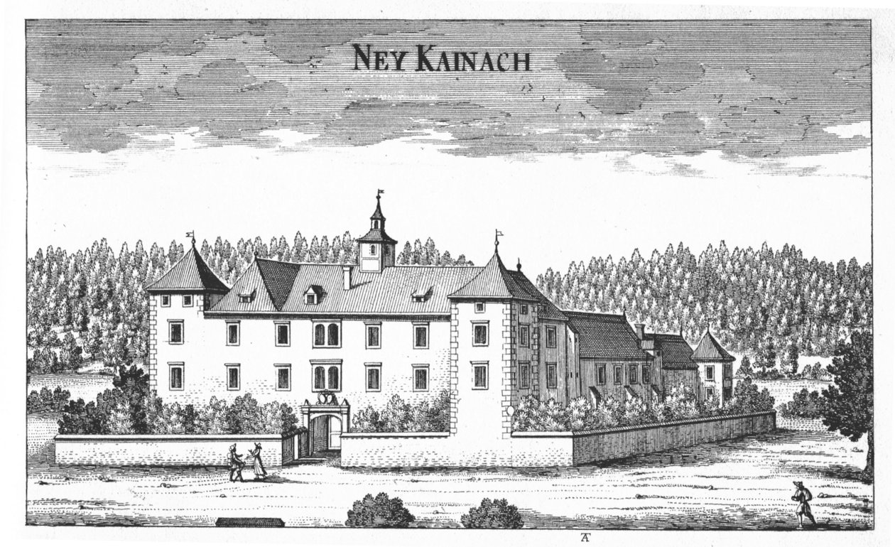 Castello Ney Kainach, Neu Kainach o Klein Kainach da Georg Matthaus Vischer