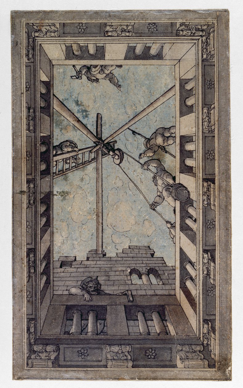 Progetto Prospettico per un Soffitto da Georg Pencz