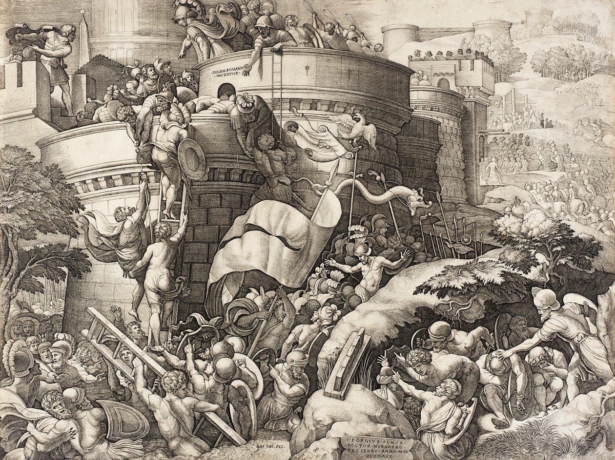 La cattura di Cartagine, 1539 da Georg Pencz