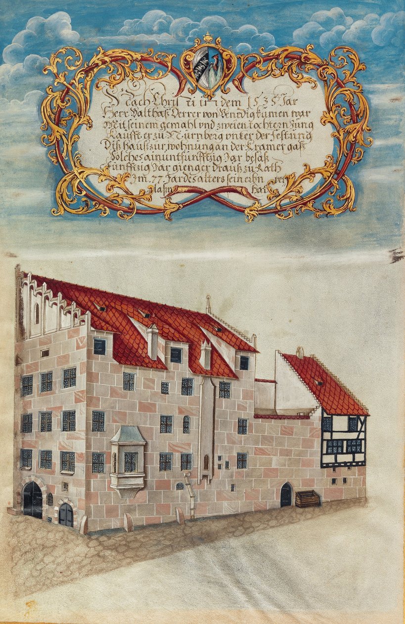 La residenza di Norimberga della famiglia Derrer da Georg Strauch