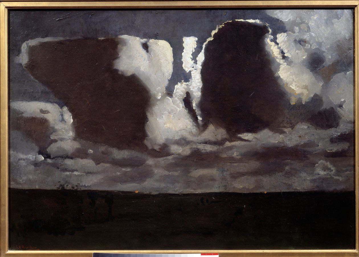 Chiaro di luna. Dipinto di George Hendrick Breitner da Georg Hendrik Breitner