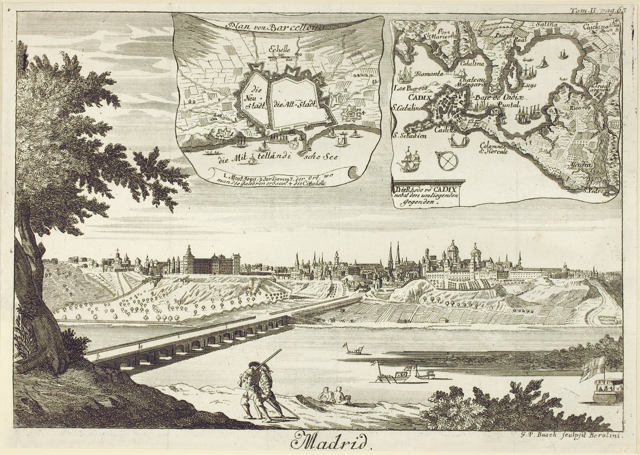 Panorama di Madrid da Georg-Paul Busch