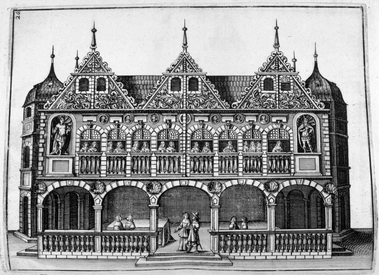 Progetto di castello da Georg Andreas Bockler
