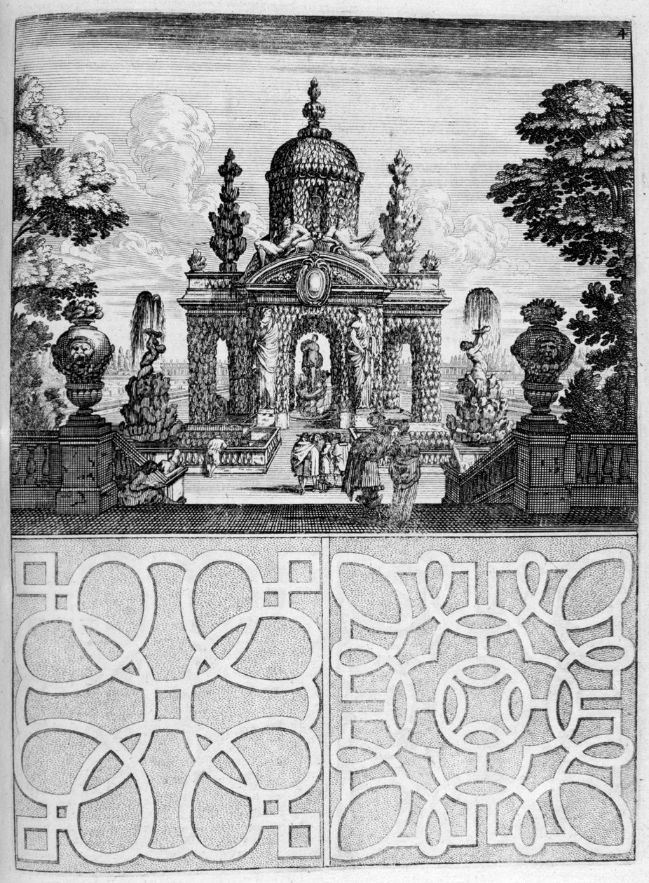 Progetto di casa e giardino da Georg Andreas Bockler