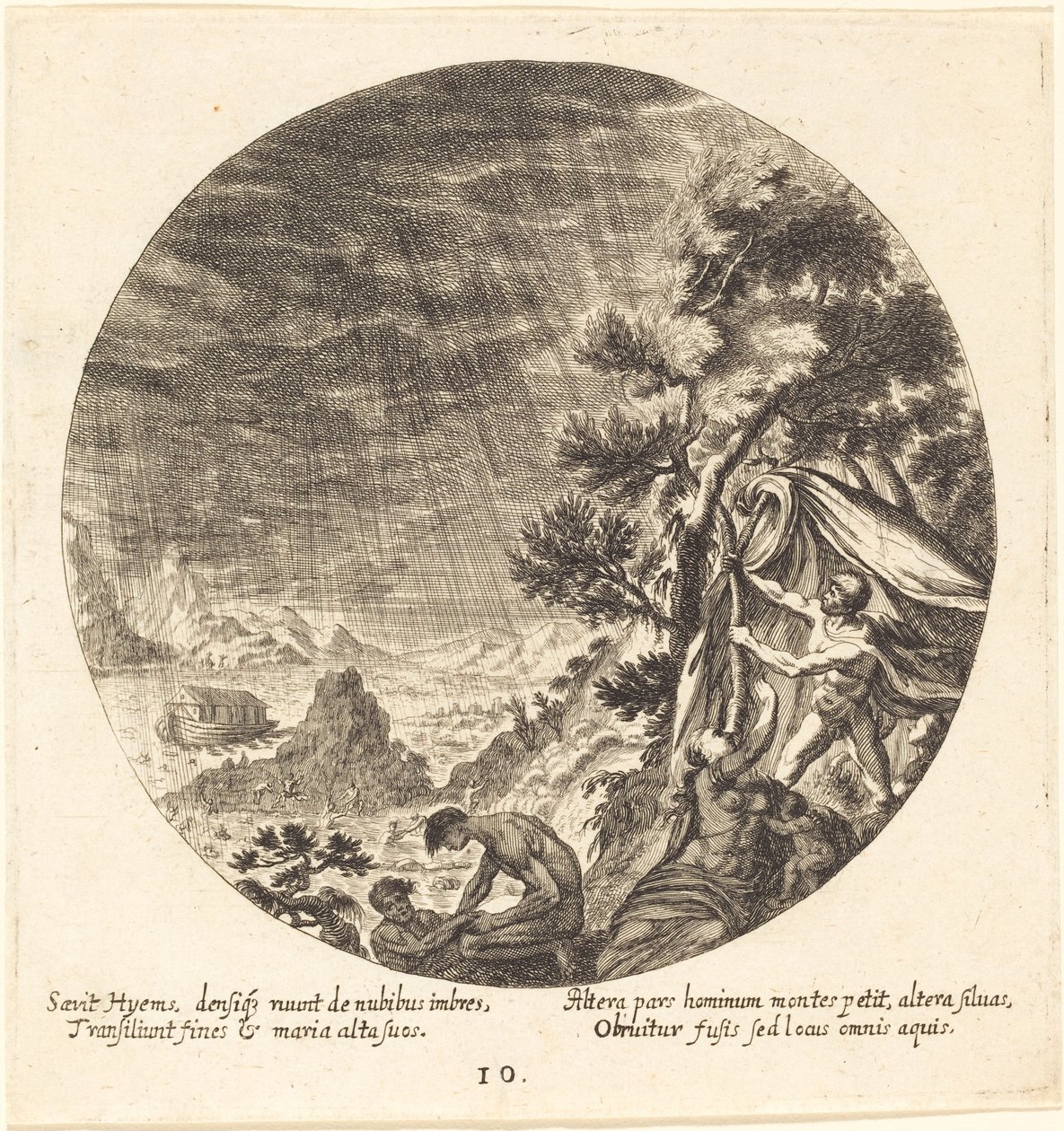 Il Diluvio da Georg Andreas Wolfgang the Elder