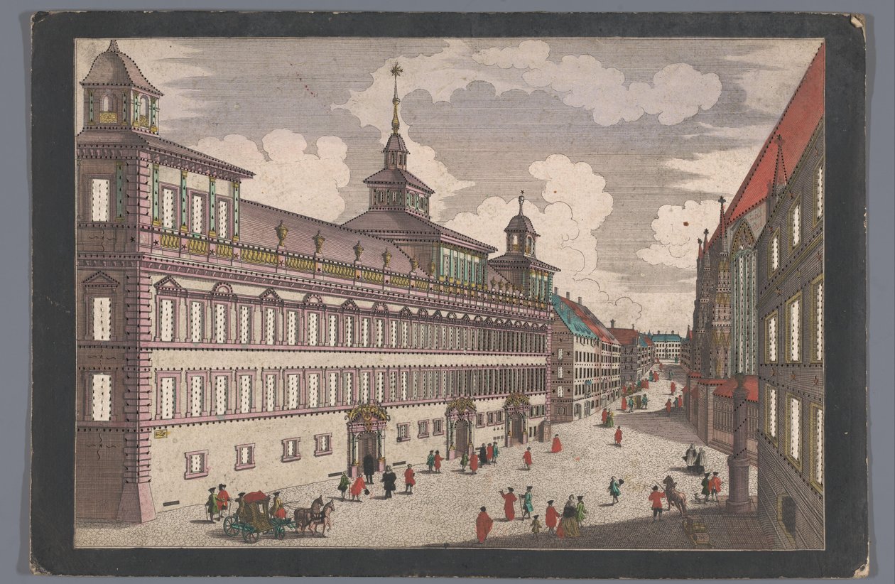 Veduta del Municipio di Norimberga da Georg Balthasar Probst (possibly)