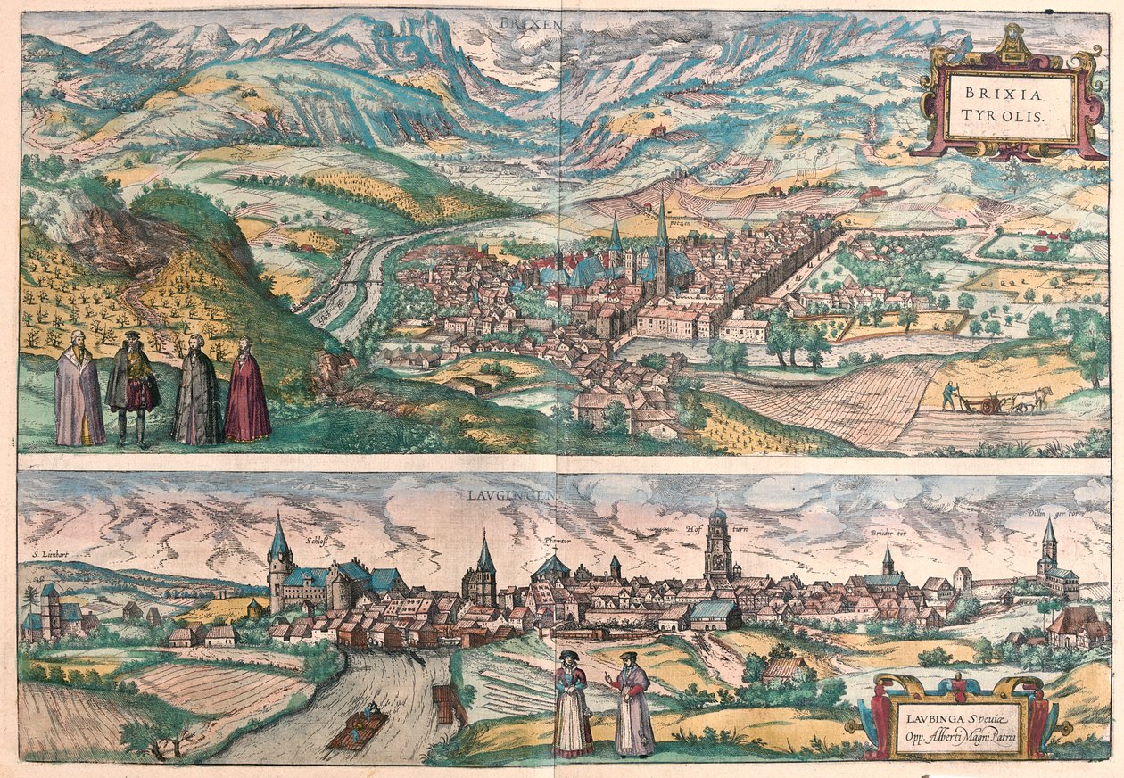 Bressanone, Italia - Lauingen, Donau, Germania - in 