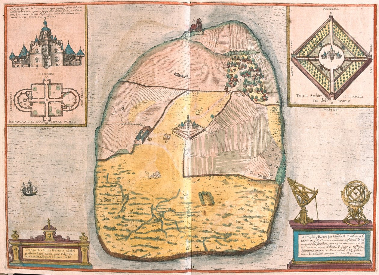 Danimarca - in "Civitates Orbis Terrarum" di Georg Braun, Colonia 1617 da Georg Braun