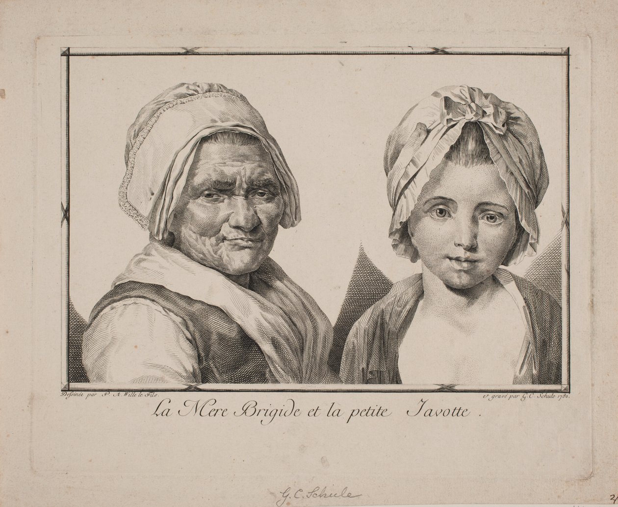 La madre Brigide e la piccola Javotte da Georg Christian Schule