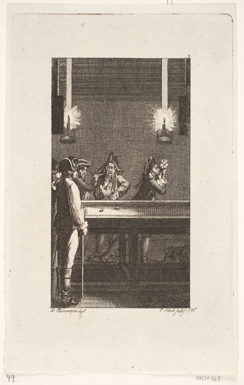 Vignetta del titolo per Smollett "Le avventure di Peregrine Pickle" da Georg Christian Schule