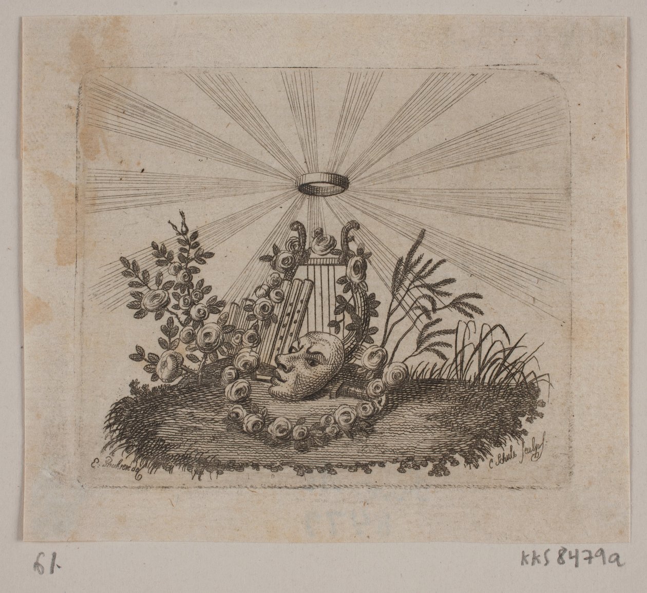 Vignetta per J. H. Wessels "Samtlige skrifter" da Georg Christian Schule