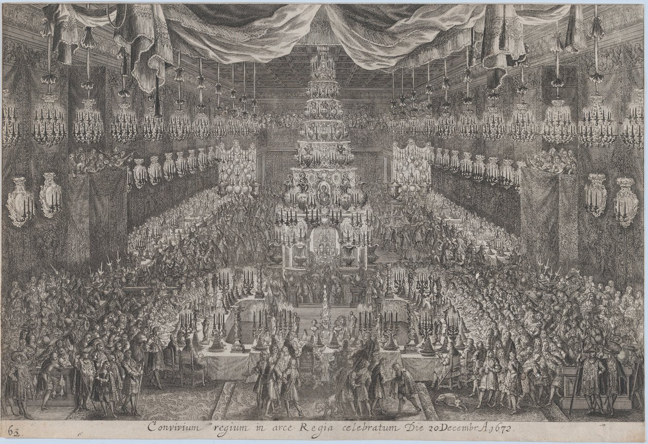 Incoronazione di Carlo XI, Stoccolma, 20 dicembre 1672 da Georg Christoph Eimmart