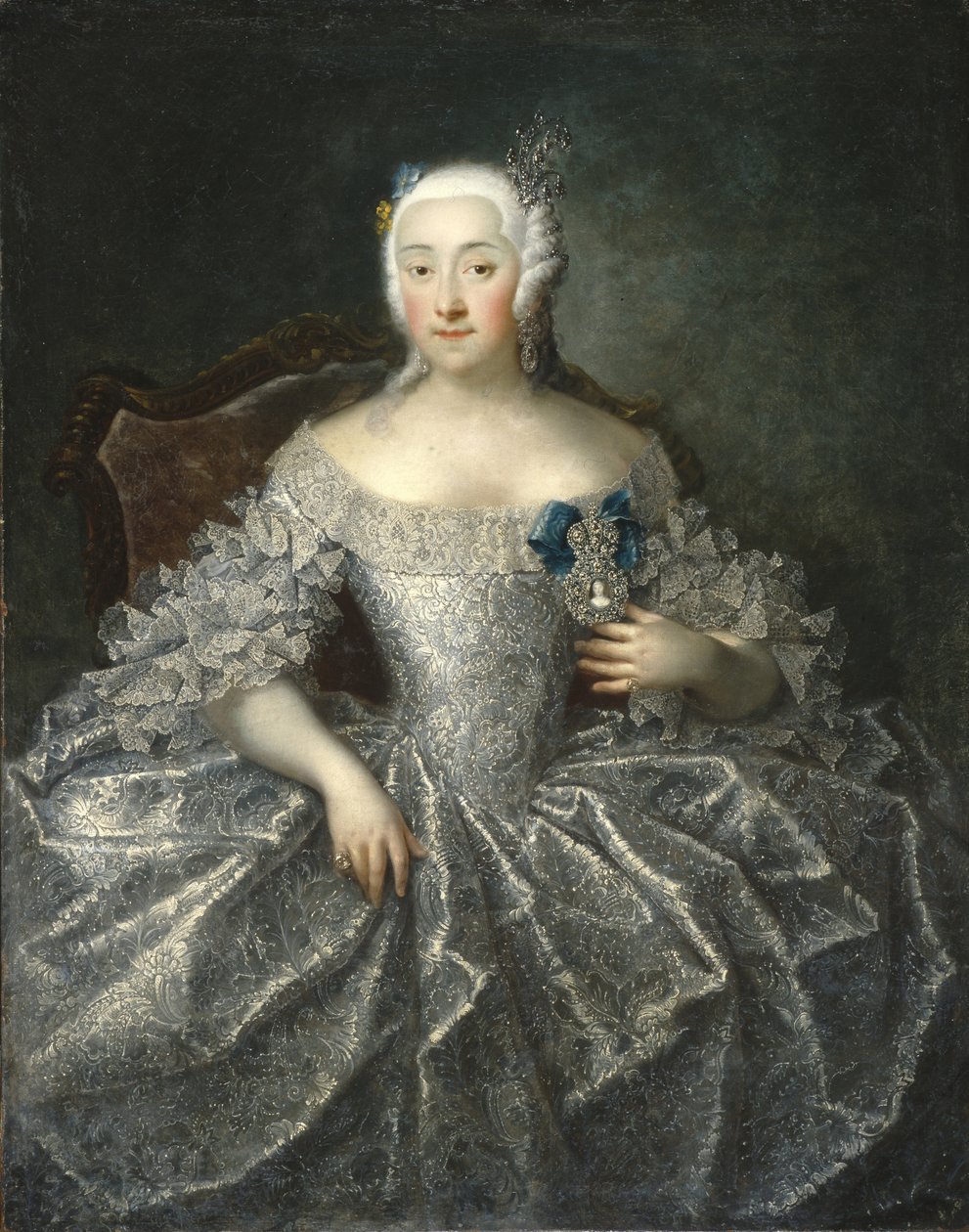 Ritratto della Contessa Varvara Alexeyevna Sheremetyeva da Georg Christoph Grooth