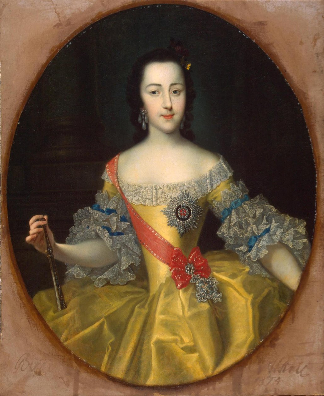 Ritratto della granduchessa Caterina Alexeyevna da Georg Cristoph Grooth