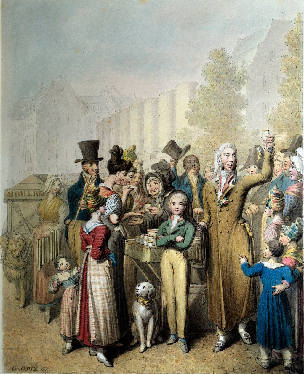 Boulevard de la Madeleine, il ciarlatano da Georg Emanuel Opitz