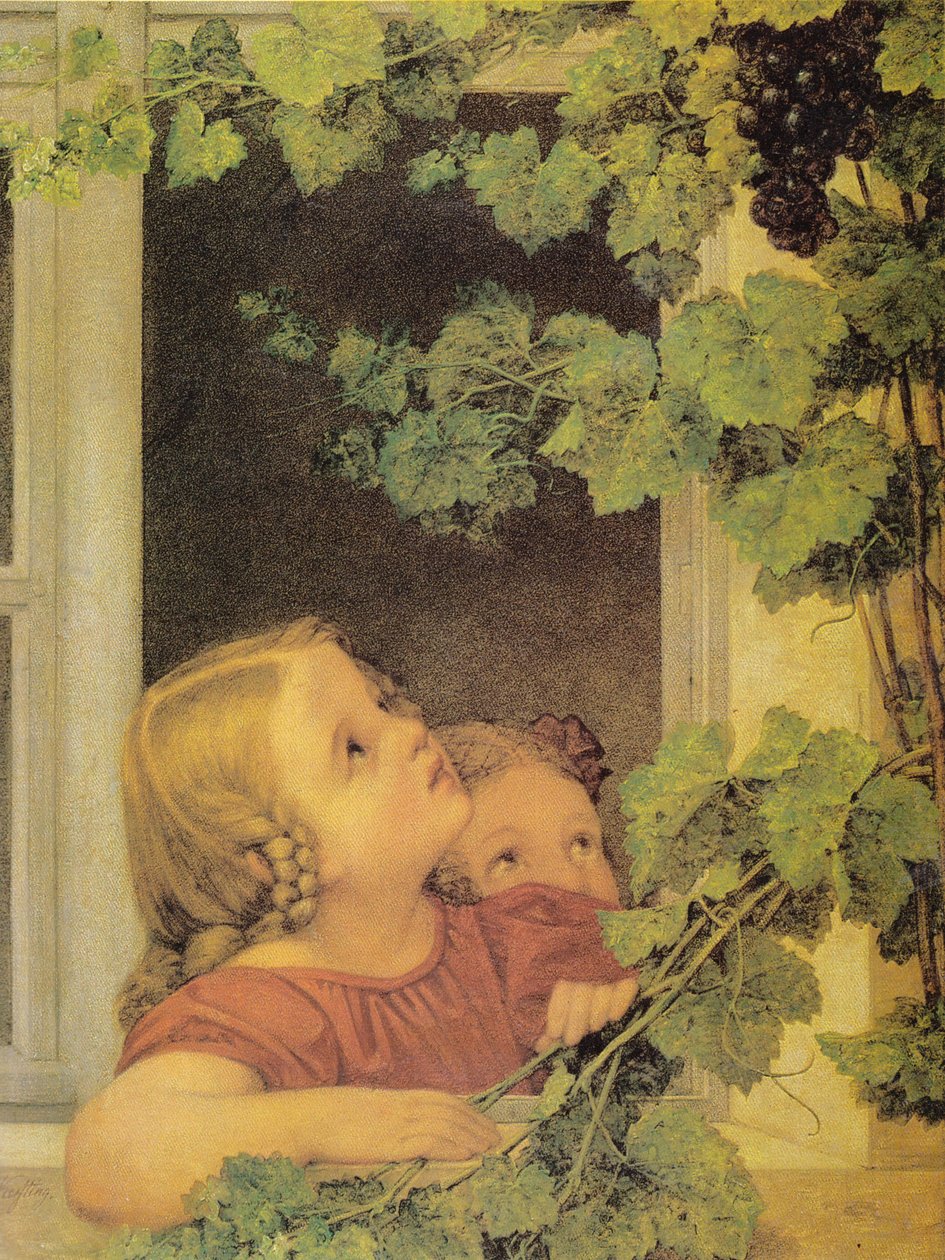 Bambini alla finestra da Georg Friedrich Kersting