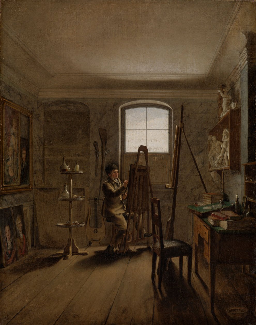 Il pittore Gerhard von Kügelgen nel suo studio da Georg Friedrich Kersting