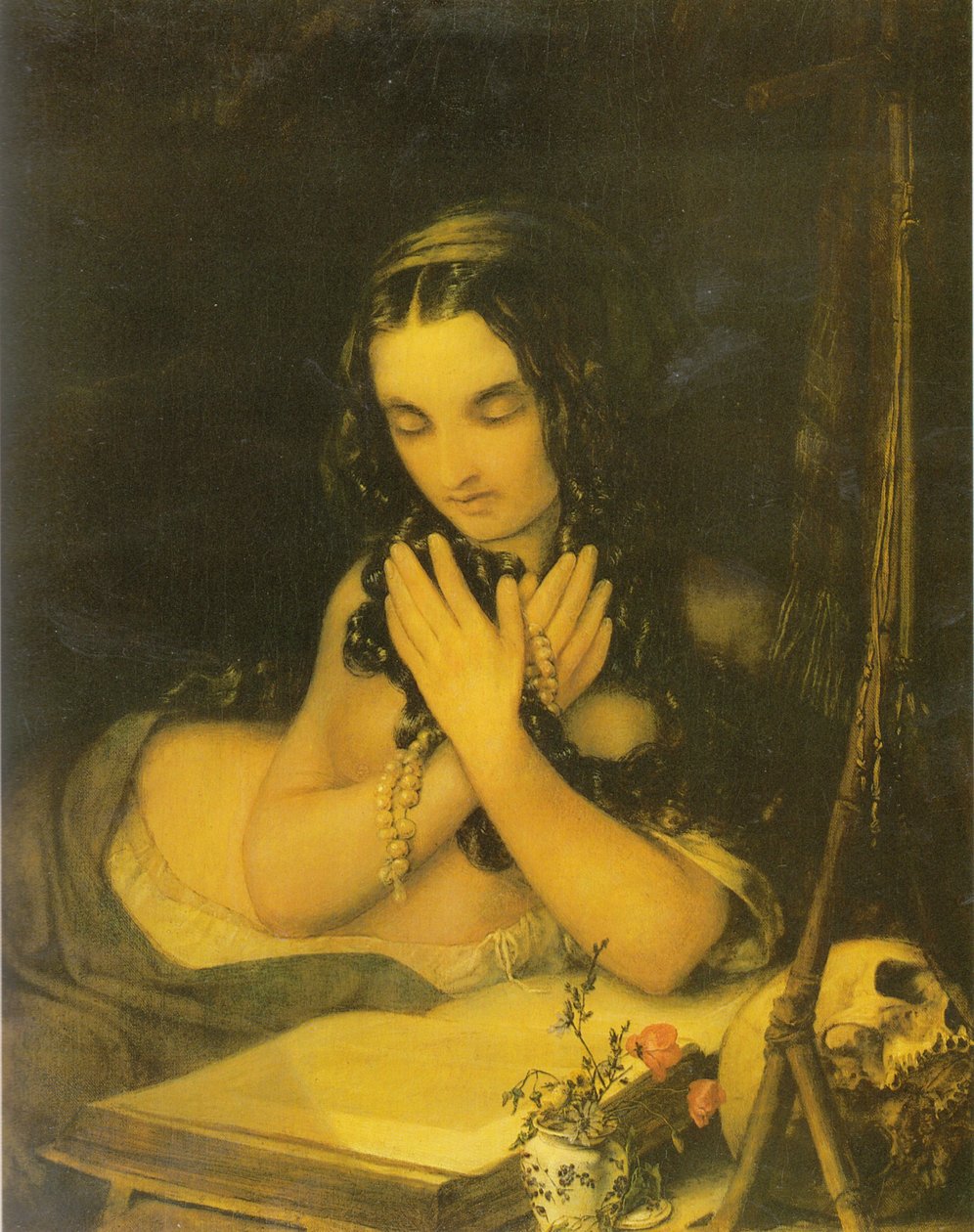 Tedesco:  Maria Maddalena Penitente Maria Magadalena da Georg Friedrich Kersting