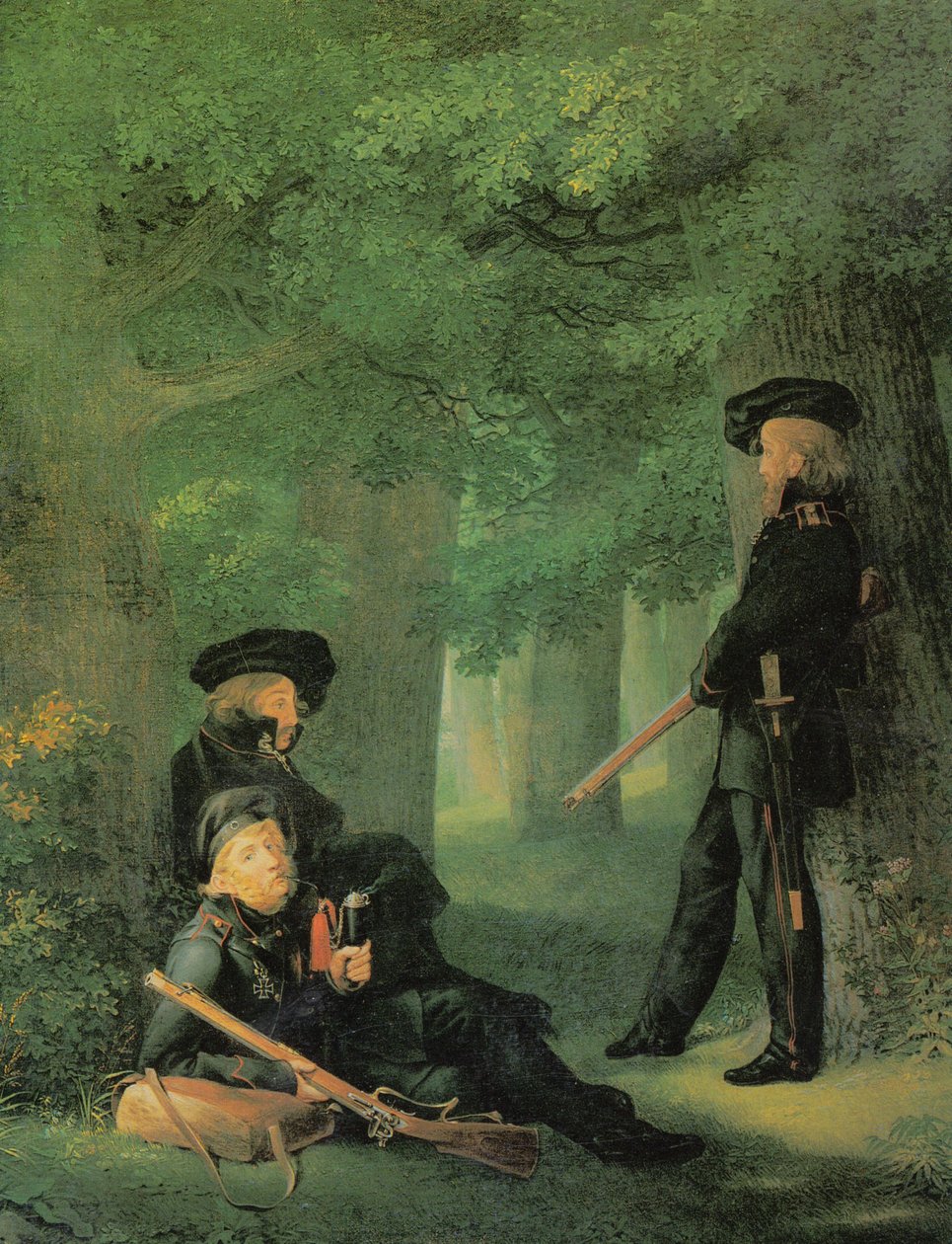 Tedesco: Theodor Körner, Friedrich Friesen e Heinrich Hartmann su Outpost All
