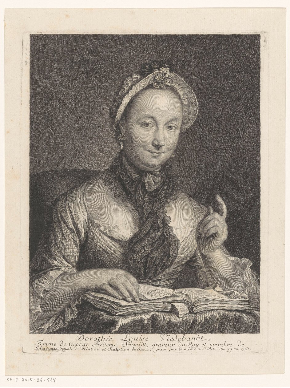 Ritratto di Dorothée Louise Viedebandt, moglie dell