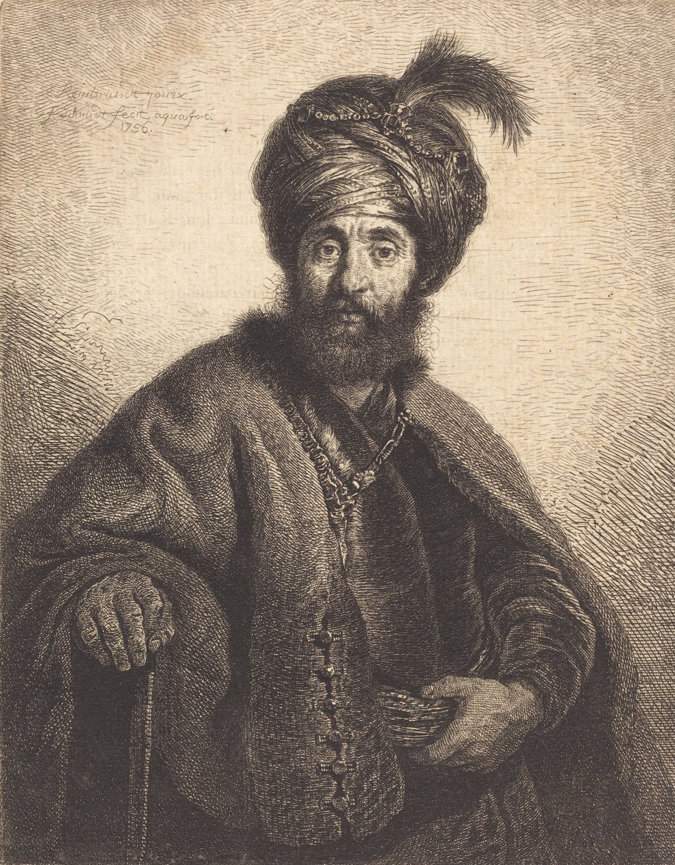 Il Persiano, 1756 da Georg Friedrich Schmidt