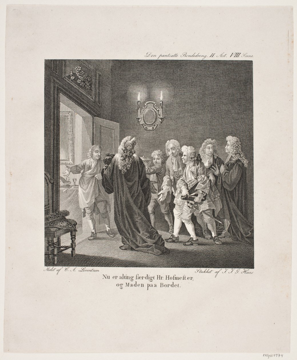 Illustrazione per le Commedie di Holberg da Georg Haas
